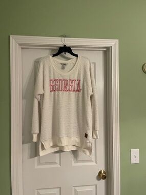 Pressbox Georgia Bulldogs Faux Fur Sweatshirt